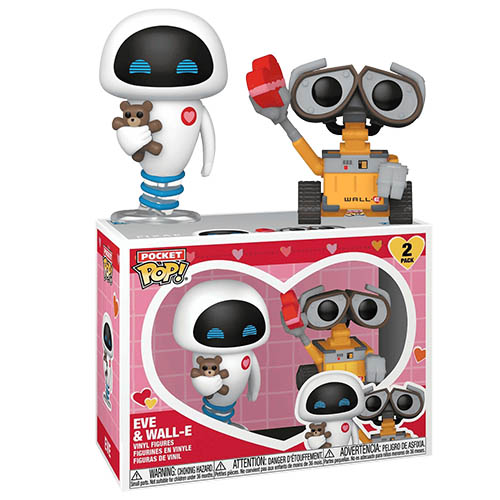 Ева и ВАЛЛ-И (EVE and WALL-E) 2-pack (4 см.)